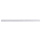 Modern Ember Vara Wood Mantel Shelf - 48 Inch White Paint | 3 Inch Height - Variations in Grain and Natural Distresssing | Wooden Floating Wall Mounted Shelf - for Fireplaces & Décor Modern Ember