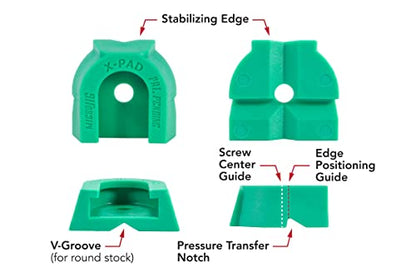 Micro Jig Matchfit DVC-538K2+X-PAD-K4 Dovetail Clamps 2-Piece With X-Pad 4-Piece - WoodArtSupply