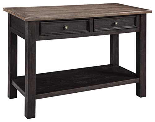 Signature Design by Ashley Tyler Creek Modern Farmhouse Sofa Table, Brown & Black Signature Design by Ashley