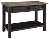 Signature Design by Ashley Tyler Creek Modern Farmhouse Sofa Table, Brown & Black Signature Design by Ashley