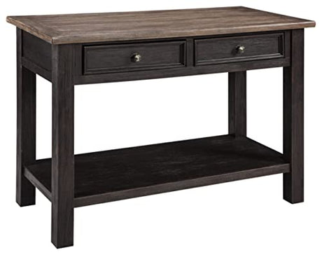 Signature Design by Ashley Tyler Creek Modern Farmhouse Sofa Table, Brown & Black Signature Design by Ashley