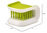 Joseph Joseph BladeBrush Knife and Cutlery Cleaner Brush Bristle Scrub Kitchen Washing Non-Slip, One Size, Green Joseph Joseph