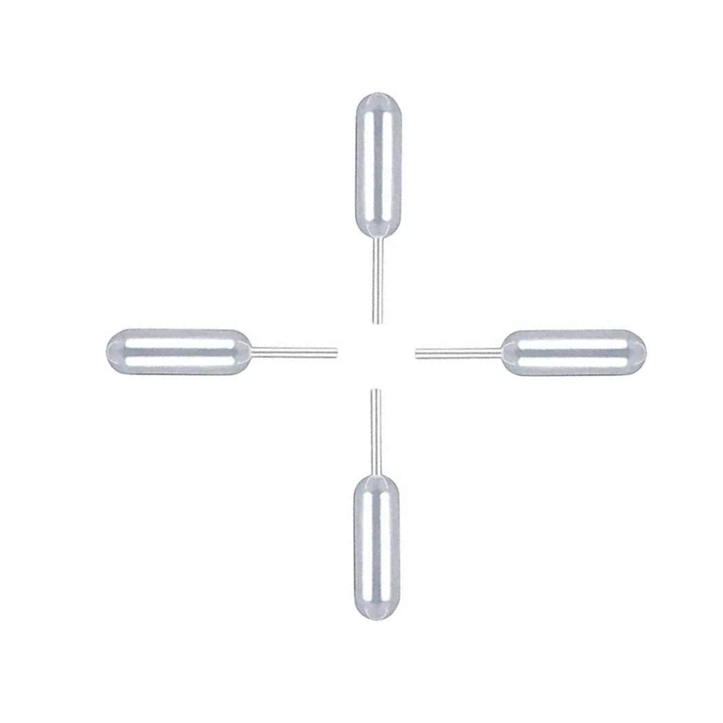 Dessert Pipettes 4ml, 200PCS Plastic Squeeze Transfer Pipettes Dropper Liquid Injector for Cupcake Strawberries (200） VVS