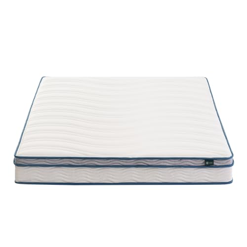 ZINUS 6 Inch Spring Sensation Hybrid Mattress [New Version], Full, Fiberglass Free, Medium Firmness, Durable Support, Certified Safe Foams & Fabric, Mattress in A Box ZINUS