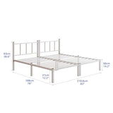 Bellemave Triple Bunk Bed for Kids, Adults, Teens, Twin Over Twin Metal Bunk Beds for 3 Kids, 3 bunk beds（Heavy Metal, White） Bellemave