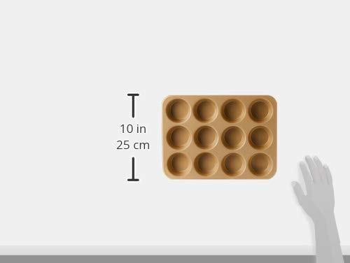 Nordic Ware Naturals Aluminum NonStick Muffin Pan, Twelve 2.75 Inch Cups Nordic Ware