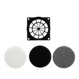 Smart Control 3-Layer Ventilation Filter Kit with High Efficiency 5000RPM Exhaust Fan and 1.5M Exhaust Pipe for 3D Printer Enclosure Tent Cover DIY, Laser Engraver Enclosure DORUNDEA