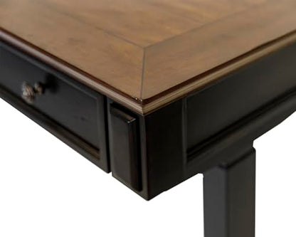 Martin Furniture Desk, Black - WoodArtSupply