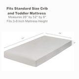 EVERYDAY KIDS 3 Piece Toddler Sheet Set - Soft Breathable Microfiber Toddler Bedding - Includes a Flat Sheet, a Fitted Sheet and a Pillowcase - Solid Grey EVERYDAY KIDS