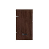 AFI, Northfield Murphy Bed Chest Full with 6" Mattress, Storage Drawer & Built-in USB Charger, Burnt Amber AFI