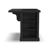 Nantucket Distressed Black Kitchen Island by Home Styles homestyles