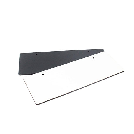 MR.R 2 Pieces Sublimation Blanks MDF Rectangle Door Plaque Hanger Home Wall Door Decor,11x4 inch MR.R