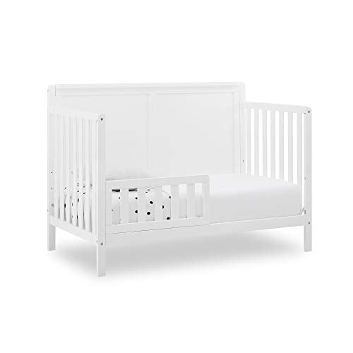 Delta Children Hartley 6-in-1 Convertible Crib, Bianca White - WoodArtSupply