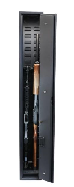 Fast Box™ Model 47 with New Biometric Lock - The Fast Box™ Model 47 Gun Safe is designed to deliver fast access to your firearms from under your bed, closet, RV or pickup truck SecureIt