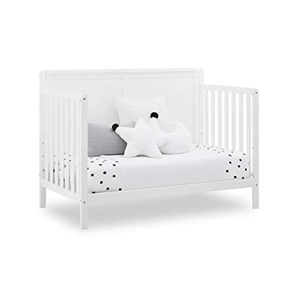 Delta Children Hartley 6-in-1 Convertible Crib, Bianca White