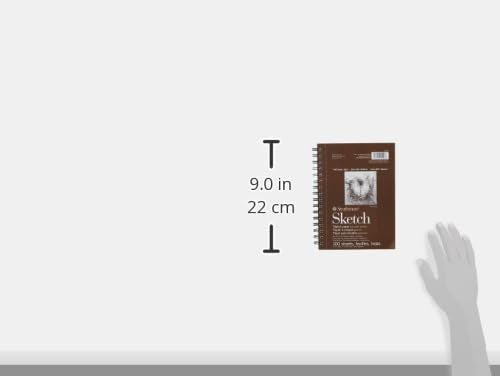 Strathmore 400 Series Sketch Pad, 5.5x8.5 inch, 100 Sheets - Artist Sketchbook for Drawing, Illustration, Art Class Students Strathmore