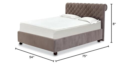 Aylas Furniture Full Size Mattress 8 Inch Full Size Foam Mattress High Density Reflex Support Layer & Visco-Elastic Comfort Foam & Premium Polyester Cover Eco-Friendly Breathable Firm Full Mattress