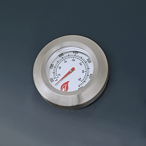 Permasteel 3-Burner Propane Gas Grill, 30,000 BTUs BBQ Grill with Cast Iron Grates, Foldable Side Tables & Tool Hooks, Outdoor Grill, Azure Permasteel