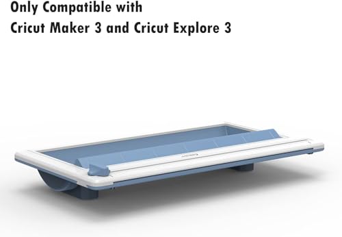 RANCOVY Vinyl Roll Holder with Trimmer for Cricut Maker 3 and Cricut Explore 3, Perfect for Clean Precise Cuts of Smart Vinyl and Heat Transfer Vinyl Iron On RANCOVY