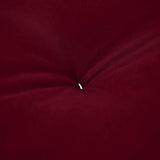 Mozaic Full Size 10-inch Cotton Twill Futon Mattress, Burgundy TRUPEDIC