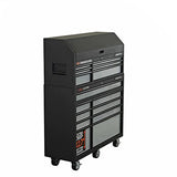 52 in. 15-Drawer Tool Chest and Rolling Cabinet Combo ShopMax