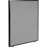 Global Industrial Office Partition Panel, 36.25 Inch Width x 42 Inch Height, Gray Color, 1 Piece, Build Your Own Office Design System Global Industrial