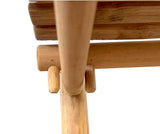 Natural Rattan Bamboo Handcrafted 4-Tier Bookcase with 11 Open Shelves Statra