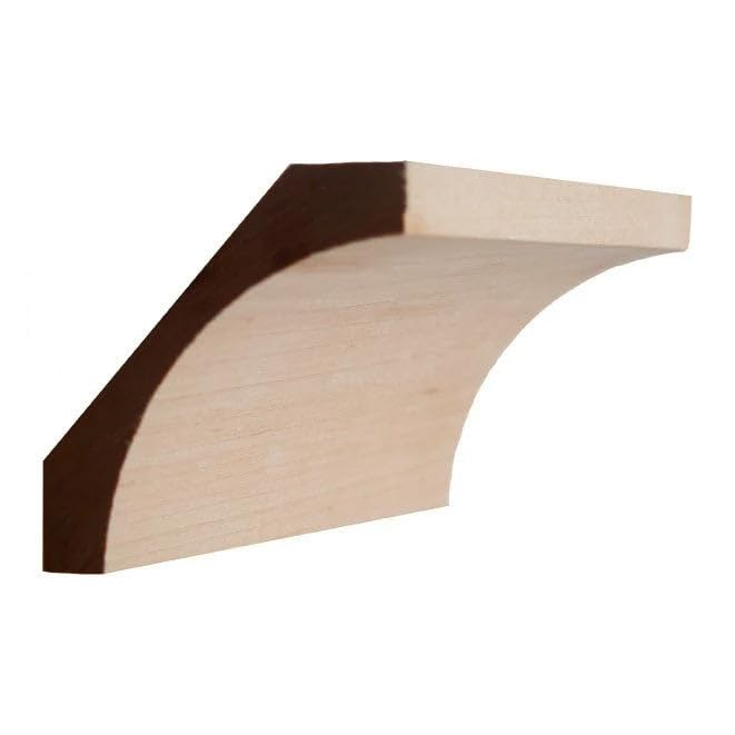 EWCR40 Cove Crown Moulding Trim, 3/4" x 3-3/4", Poplar, 94" Newmouldings