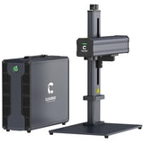 Cloudray 60W MOPA Fiber Laser Engraver, Color Marking, Metal Engraving with 2 F-Theta Lenses, 110x110mm, Laser Engraving Machine, 60,000mW, Class 2, Model CLM60F Cloudray