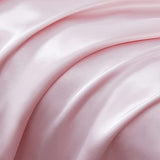 SiinvdaBZX Ruffled Queen Satin Pillowcase Set of 2, Blush Pink Silky Satin Pillow Cases for Women Ruffle Pillow Shams Covers Princess Room Decoration, with Envelope Closure SiinvdaBZX