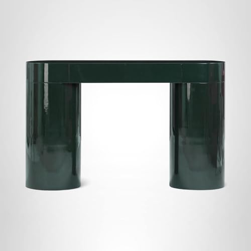 Tov Furniture Mira High Gloss Console Table (Deep Green) Tov Furniture
