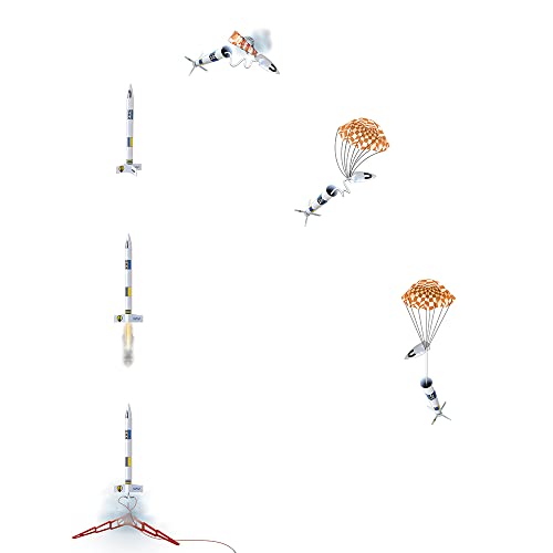 Estes 2008 Generic E2X Rocket-Building Kit, Beginner Customizable Flying-Rocket-Model Kit for Ages 10+ Estes