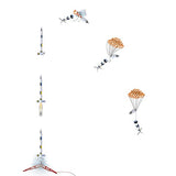 Estes 2008 Generic E2X Rocket-Building Kit, Beginner Customizable Flying-Rocket-Model Kit for Ages 10+ Estes