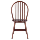 Windsor 2-Pc Chair Set - Walnut Winsome