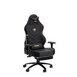 Big and Tall Gaming Chair with Footrest 350lbs-Racing Computer Gamer Chair, Ergonomic High Back PC Chair with Wide Seat, Reclining Back, 3D Armrest for Adult-Black COLAMY