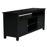 IC International Concepts Entertainment/TV Stand, Black IC International Concepts