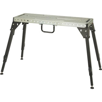 Klutch Adjustable Welding Table, Metal Work Bench Height-Adjustable Steel Table With 1000-Lb Capacity, Welding Metal Welding Tools