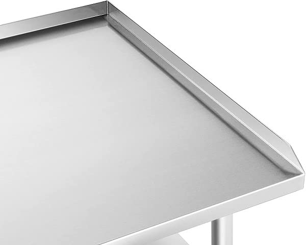 AmGood Stainless Steel Equipment Stand - Heavy Duty, Commercial Grade, with Undershelf, NSF Certified (24" Width x 60" Length) - WoodArtSupply