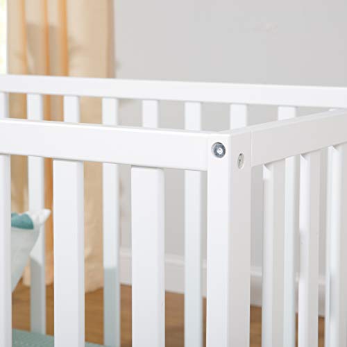 Davinci Union 4-in-1 Convertible Crib in White, Greenguard Gold Certified DaVinci