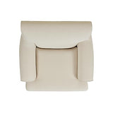 Jennifer Taylor Home Alana Lawson Accent Arm Chair Metal Casters, Light Beige Linen Jennifer Taylor Home