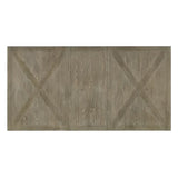 Roundhill Furniture Birmingham 8-Piece Dining Set: Extendable Table with 4 Side Chairs, 2 Armchairs, and a Nailhead Bench, Driftwood Finish Roundhill Furniture