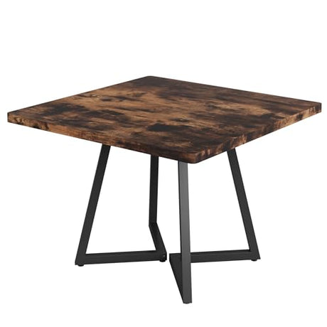 Tribesigns 31.5" Square Conference Table, Small Wooden Meeting Table for 2-4 People, Compact Office Table for Small Spaces, Seminar Room Tribesigns