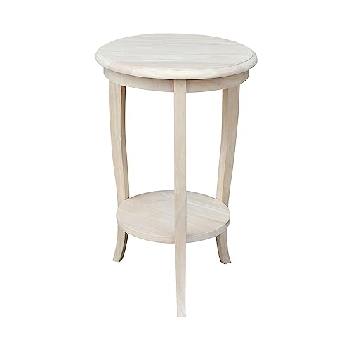 International Concepts Cambria End Table, Unfinished IC International Concepts