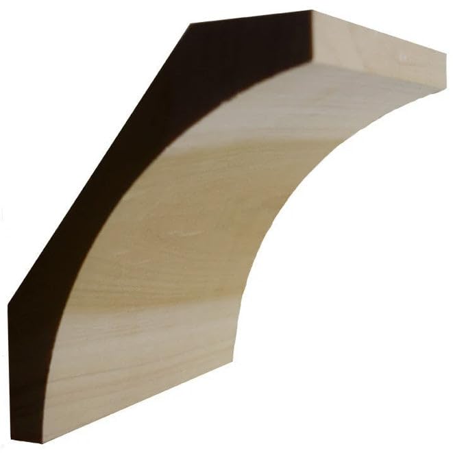 EWCR41 Large Cove Crown Moulding, 1-3/8" x 6-3/16", Poplar, 94" Newmouldings
