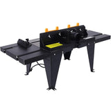 Table Saw Electric Benchtop Router Table 34" x 13.5" x16"Wood Working Craftsman Tool (Black) Bi Fang