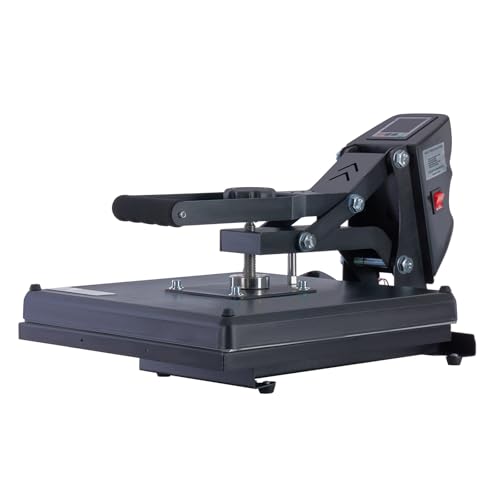 OLIXIS LW Heat Press, 15x15 Heat Press Machine for T Shirts with LCD Display & Memory Mode, 1200W Heat Transfer Machine for Bags, Pillows, Aprons OLIXIS