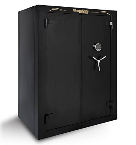 SnapSafe Super Titan XL Double Door Modular Gun Safe, Model 75014 - Secure Heavy Duty Safe Ideal as a Firearm Safe, Gun Vault, Home Safe for Valuables - Gun Safe with Electronic Lock, Fire Protection