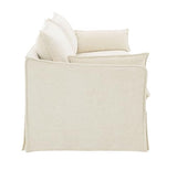 Acme Shane Sofa w/2 Pillows in Beige Linen Acme