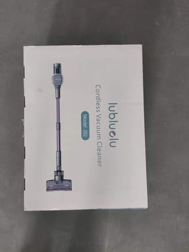 Lubluelu Cordless Vacuum Cleaner,25000Pa Cordless Stick Vacuum with 235W Brushless Motor, 50min Runtime, Detachable Battery, Self-Standing Vacuum for Hard Floor, Carpet, Pet Hair Lubluelu