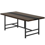 Tribesigns 6FT Conference Table, Rectangular Meeting Table, 70.86L * 31.49 W inches Seminar Table, Large Computer Desk for Office, Boardroom Desk Tribesigns